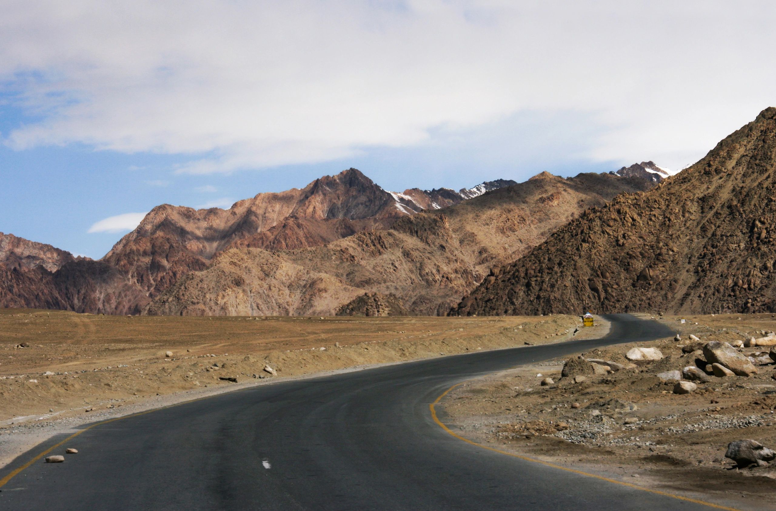 Mountain road for sightseeing travel